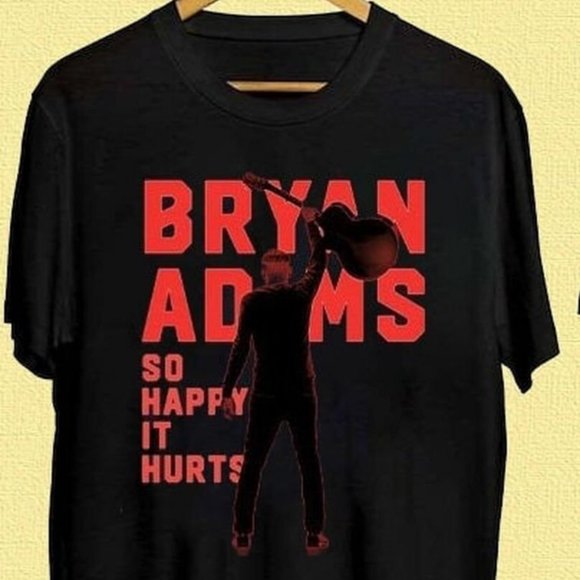 Bryan Adams Tour 2023 T-Shirt, So Happy Hurts Tour, Vintage Bryan Adams Shirt - Picture 4 of 7